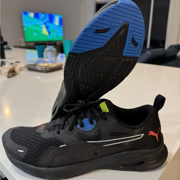 Puma | Shoes | Puma Hybrid Fuego Blackblueyellow Running  display picture 1